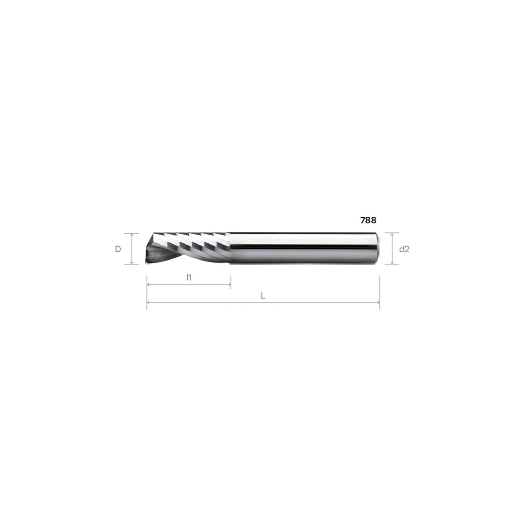 HMPT AL SE SINGLE FLUTE ENDMILLS 788/924
