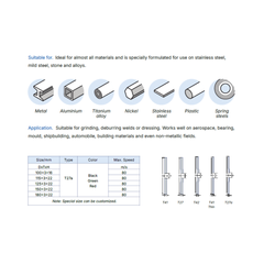 TITANGO ABRASIVE FLEXIBLE GRINDING WHEEL