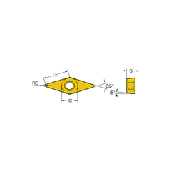 SANDVIK INSERT FOR TURNING VBMT 16 04 08-PF 4425