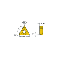 SANDVIK INSERT FOR TURNING TCMT 16 T3 08-UM 235
