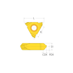 VARGUS Threading Whirling V-Whirling Inserts