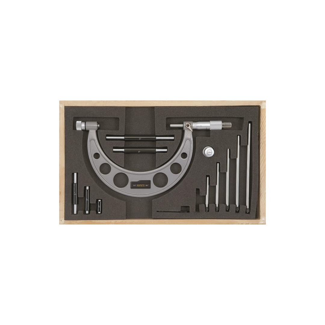 ASIMETO Interchangeable Anvil Outside Micrometers series 111