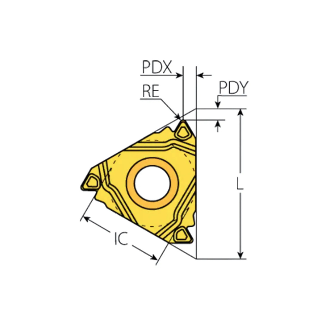 SHAVIV-VARGUS FULLY SINTERED INSERTS 2FSIRA60FSK