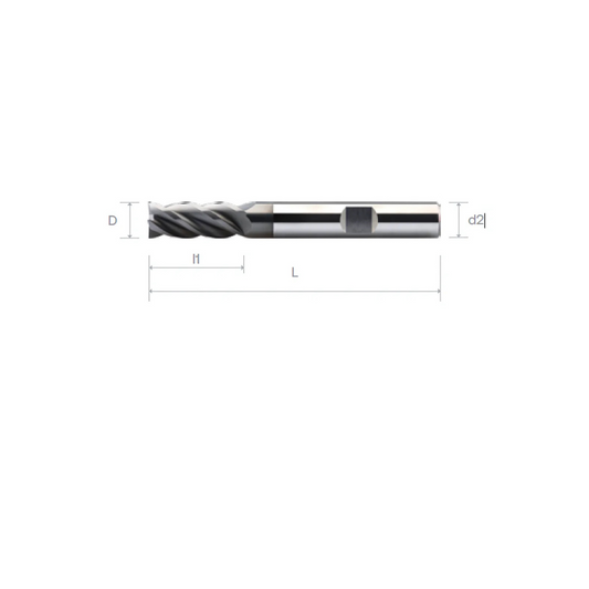HPMT NITICO 30 DP ENDMILLS 4 FLUTES 951