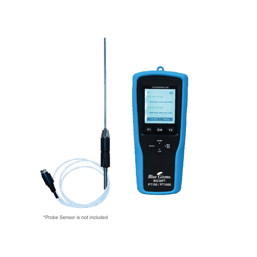 BLUE GIZMO Dual Channel PT100 / PT1000 Data Logger BG38PT