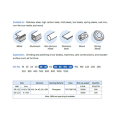 TITANGO ABRASIVE X-LOCK ZIRCONIA ALUMINIUM FLAP DISC