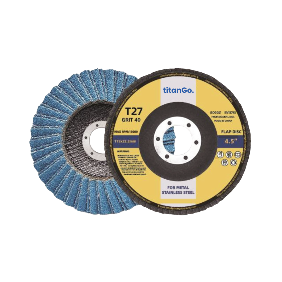 TITANGO ABRASIVE DOUBLE LEAVES FLAP DISC