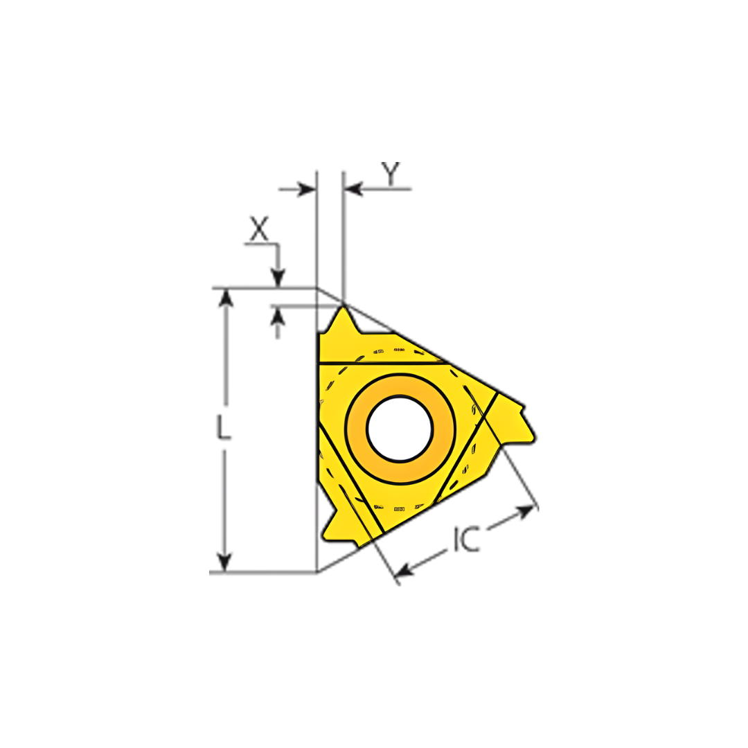 VARGUS External Thread Turning Toolholder Standard ALCS